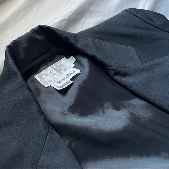 CHRISTIAN DIOR Black Blazer - 100% Wool - Picture 6 of 7